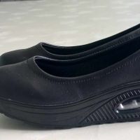 Черни дамски обувки, снимка 1 - Дамски ежедневни обувки - 45632488