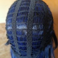 Тъмно синя косплей перука, снимка 4 - Други - 45220934