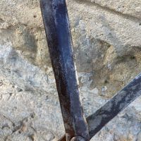 Стара ръчно кована ножица с маркировка , снимка 10 - Антикварни и старинни предмети - 45133924