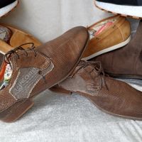 мъжки обувки от естествена кожа DANIEL HECHTER® MEN´S LEATHER LOW SHOES - COGNAC BROWN, N- 43 - 44, снимка 14 - Ежедневни обувки - 45543297