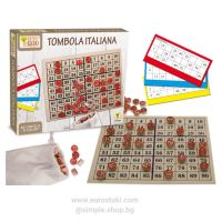 Настолна игра Томбола TEOREMA, италианска томбола от дърво, снимка 1 - Настолни игри - 45343952