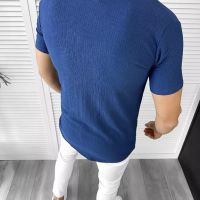 Мъжка риза с къс ръкав Пиер модел 2024, снимка 3 - Ризи - 45266190