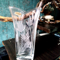 Кристална ваза Арт Деко , снимка 1 - Вази - 44957989