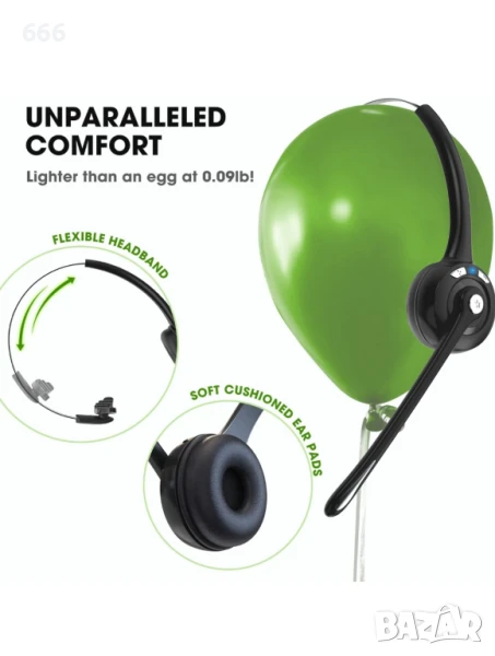 Bluetooth слушалки с микрофон, снимка 1