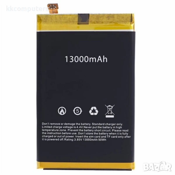 Blackview BV9100 Литиево-полимерна Батерия 3.85V / 13000mAh, снимка 1