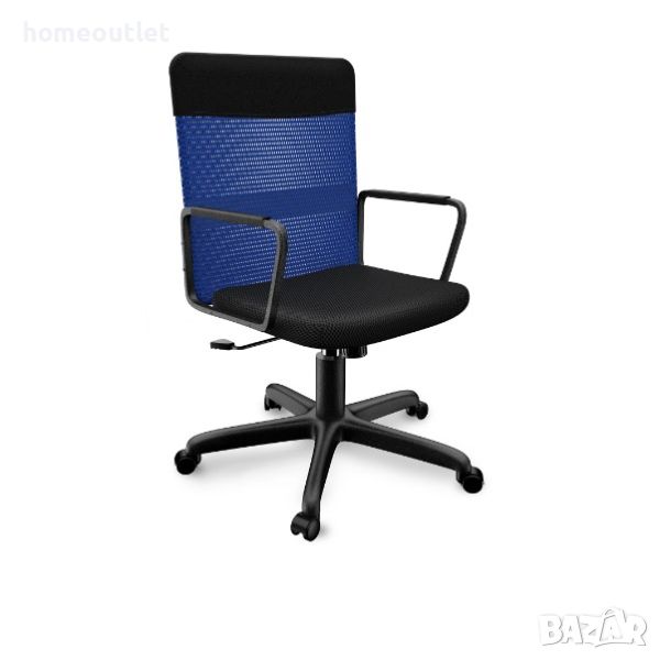 Офис стол HL HL08BL CHAIR-BLUE, снимка 1