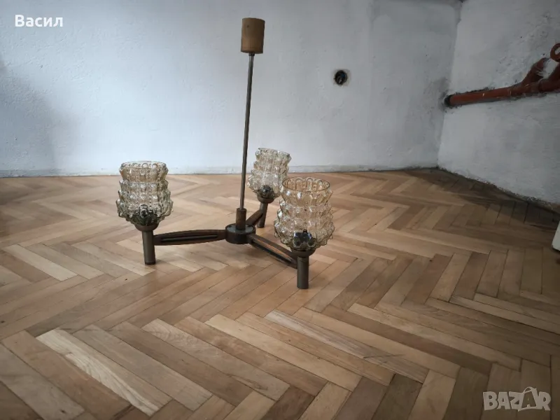 ретро полилей лампа , снимка 1