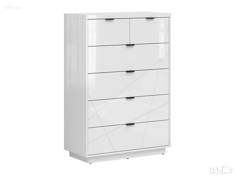 Скрин FORN KOM6S корпус и фронт бял лак   Материал - ПДЧ   Цвят - корпус и фронт бял лак   Височина , снимка 1