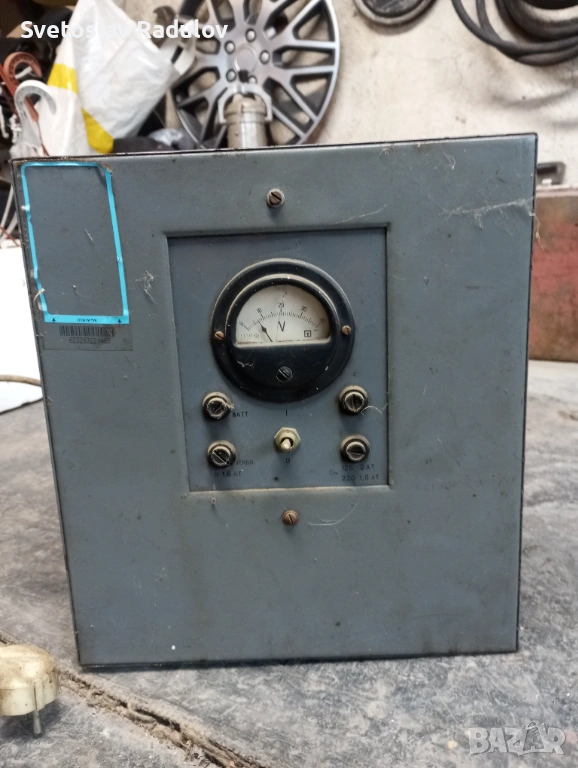 Токоиз-тел,,DSC Resprom-Sofia'' TPS 12,24\1,5WBg.1978г.Стар, рядък силициев монофазен токоизправител, снимка 1