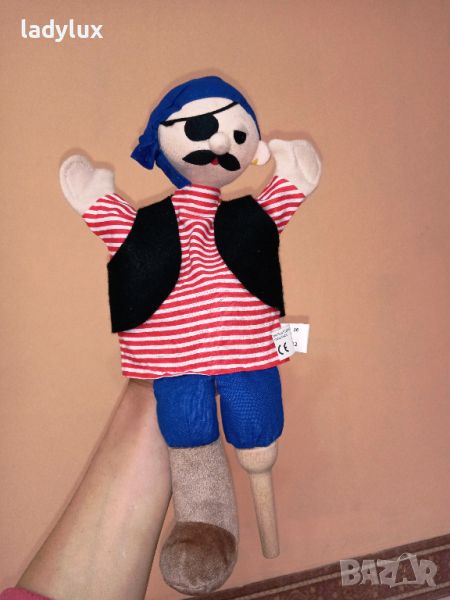 Кукла за Ръка за Куклен Театър, Пират, 30 см. Код 2210, снимка 1