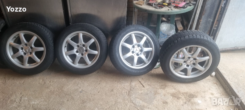 Джанти с гуми Мерцедес 205 55 r16 , снимка 1