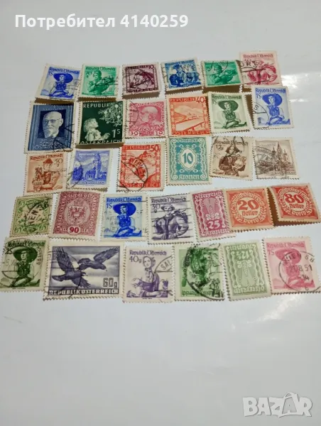 Австрия марки стари , снимка 1