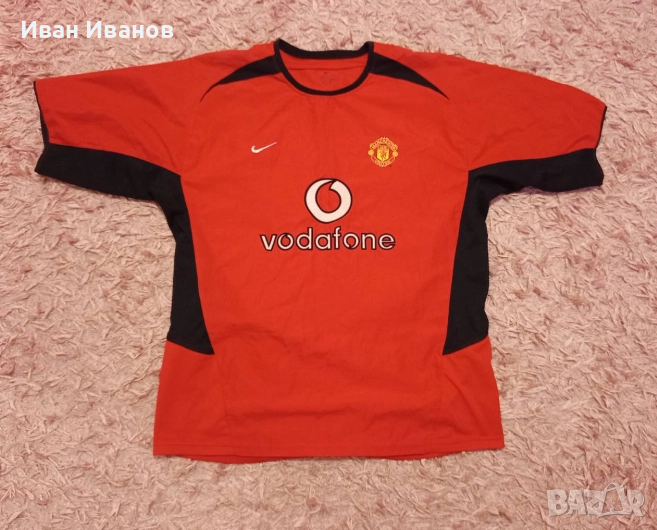  Оригинален екип на Манчестър Юнайтед - 2002г., снимка 1