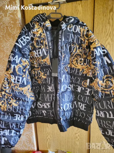 Versace Оригинално мъжко яке с две лица Размер 54 2XL, снимка 1