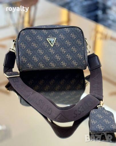 Guess Дамска Кожена Чанта + Портмоне , снимка 1