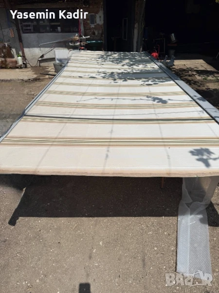 Електрическа тента с дистанционно 5.5х2.5м, снимка 1