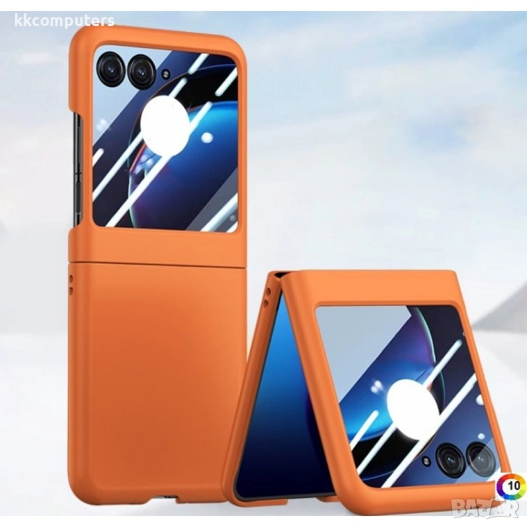 Motorola Razr 50 Integrated PC Skin Feel Shockproof Phone Case Калъф и Протектор, снимка 1