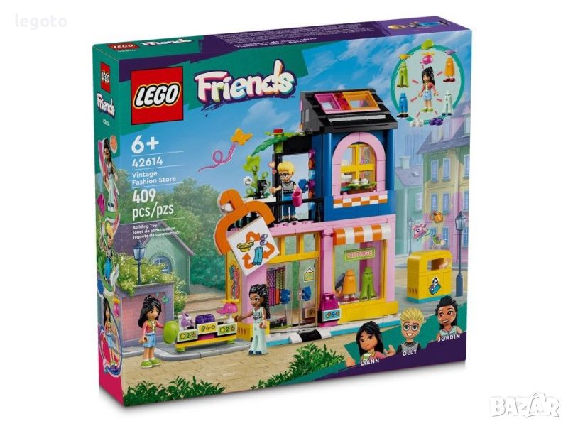 НОВО ЛЕГО 42614 Френдс - Магазин за ретро мода  LEGO 42614  Friends Vintage Fashion Store 42614, снимка 1