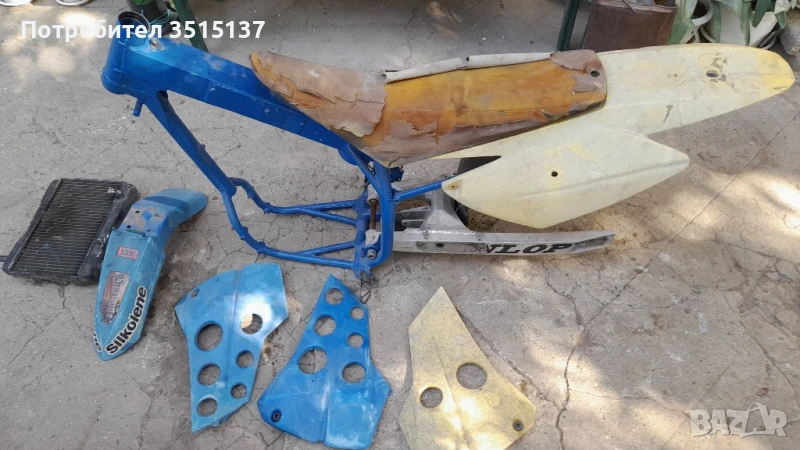 Husaberg 600 рамка Хусаберг рама кросов мотор проект , снимка 1