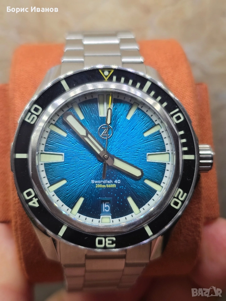Zelos Swordfish 40mm Teal, снимка 1