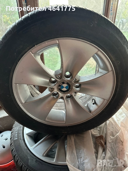 Алуминиеви джанти със летни гуми, снимка 1