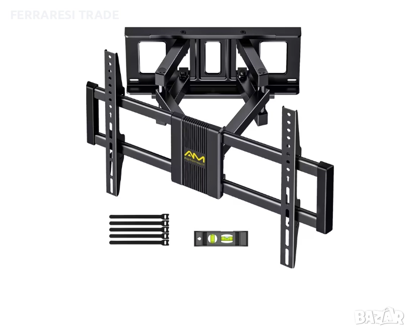 Стойка за телевизор за стена  VESA Maxim 600x400 мм Alphamount за телевизори от 37 до 75 инча, снимка 1