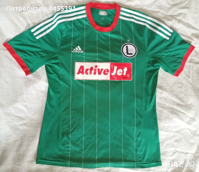 Тениска на ФК Легия, Полша. 1989-90, снимка 1