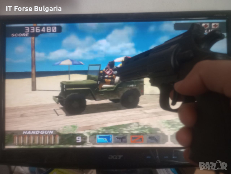 USB Light Gun Пистолет за Playstaion 2 / 3 Xbox 360 Emulator Windows , снимка 1