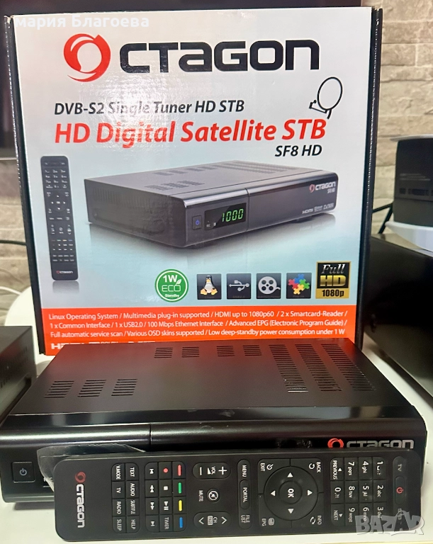 HD Сателитен приемник Octagon SF8, снимка 1