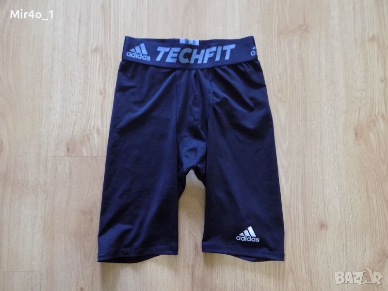 клин adidas techfit къси панталони шорти гащета анцуг оригинален мъжки спорт крос фитнес S, снимка 1