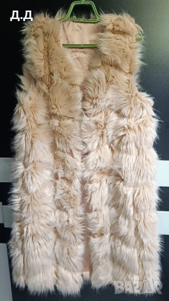 Пухкав елек,цвят пепел от рози , снимка 1