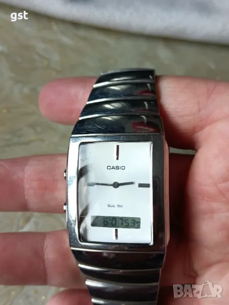 Часовник Касио Casio Mta 2003 две времена steel, снимка 1