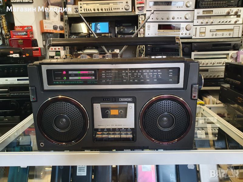 Радиокасетофон AIMOR ST-804SL BoomBox  В отлично техническо и визуално състояние., снимка 1