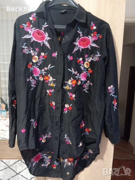 риза с цветя размер ХЛ , снимка 1