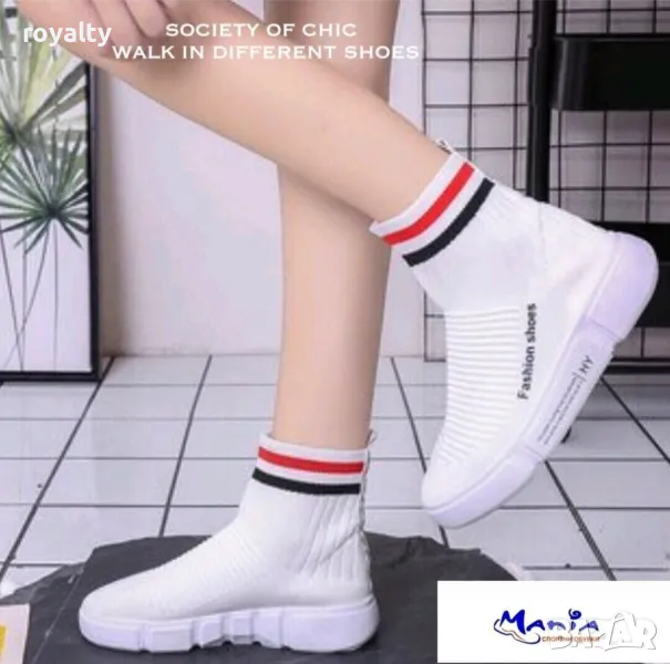 Дамски спортни обувки тип чорап, снимка 1