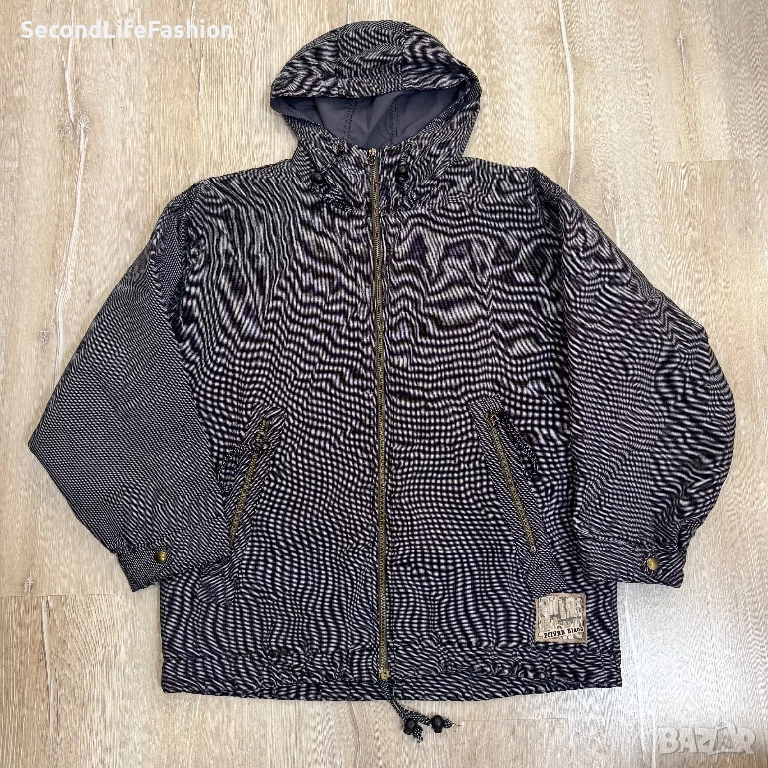 Мъжко яке Poivre Blanc Riders Vintage, размер M, бродирано, сиво Винтидж , снимка 1