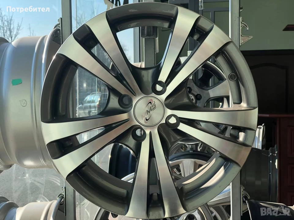 15” 4x100 нови джанти за BMW OPEL VW MINI NISSAN FIAT HONDA TOYOTA PEUGEOT, снимка 1