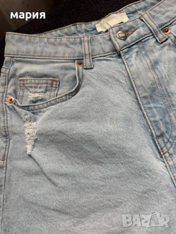 Нови къси панталонки H&M S, снимка 6 - Къси панталони и бермуди - 51110034