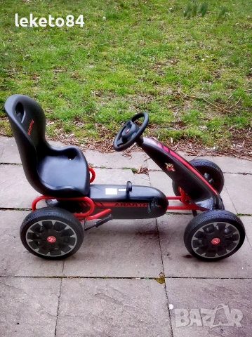 Картинг Abarth Pedal Go Kart с меки EVA гуми, снимка 2 - Детски велосипеди, триколки и коли - 53913111