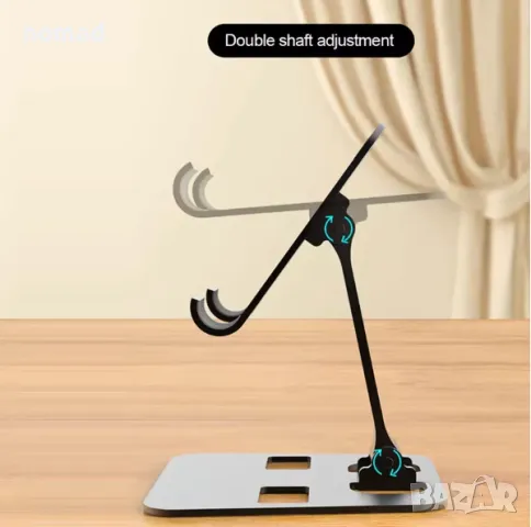 Универсална сгъваема стойка за телефон и таблет I стабилна и удобна, снимка 6 - Селфи стикове, аксесоари - 49738135