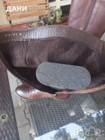 Дамски ботуши, Кожа, номер 38.Перфектни, снимка 9 - Дамски ботуши - 51239088