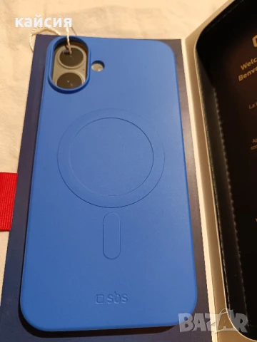 Оригинален калъф за iPhone 16 plus,SBS-blue , снимка 5 - Калъфи, кейсове - 51078304
