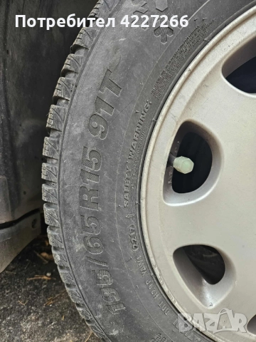 Джанти 15ки, 5х112 , подарък зимнни гуми 195/65/15, снимка 4 - Гуми и джанти - 52380475