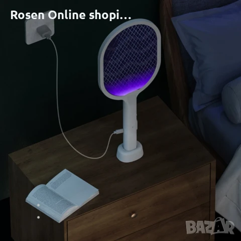 Електрическа палка за унищожаване на комари,мухи,молци и всякакви насекоми с вградена батерия, снимка 7 - Други - 50474313