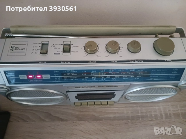 радиокасетофон sharp gf 4646, снимка 2 - Радиокасетофони, транзистори - 54193527