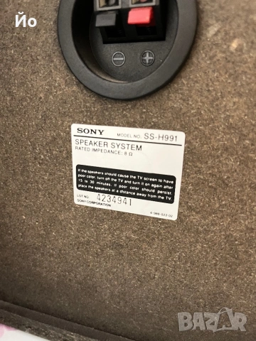 Sony 811 със тонколони Sony 991, снимка 7 - Аудиосистеми - 53880495