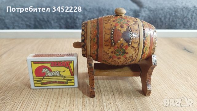 буре дървено сувенир , снимка 6 - Антикварни и старинни предмети - 45583258