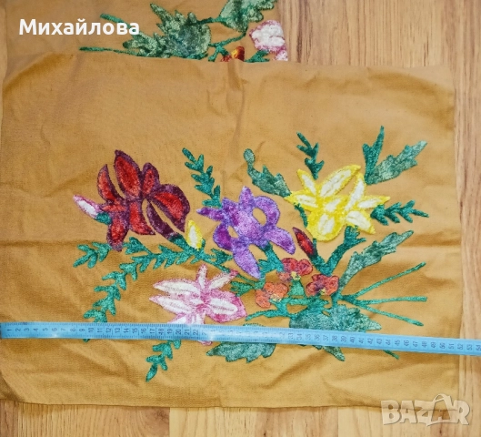 Ръчна бродерия 2 бр. възглавници, снимка 5 - Декорация за дома - 51623301
