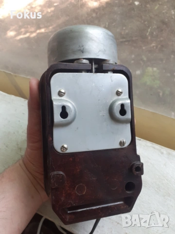 Стар масивен руски - съветски звънец бакелит, снимка 4 - Антикварни и старинни предмети - 53371519