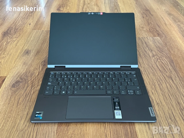 ЧИСТО НОВ 14' 2.2К Touch i5-1355u Lenovo Yoga 7 16GB LPDDR5/512GB NVMe/Подсветкa/Бат 12ч., снимка 14 - Лаптопи за работа - 53538193